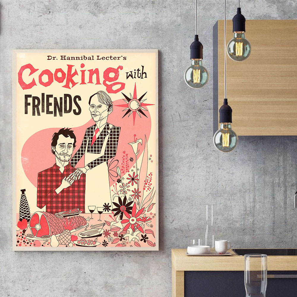 Кухонная Картина на холсте Ган – обзор и цена Home Cooking Cookbook